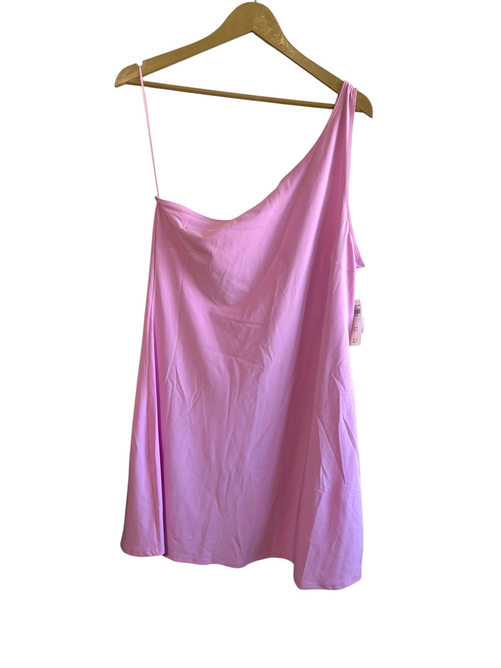 NEW Abercrombie & Fitch XLT Pink One‎ Shoulder Active Dress Travel Mini Vacation